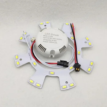 5pc Zunanji LED Driver razsvetljavo transformator 8-25 W/25-36W Input180-265V za SMD Stropna Plošča Luči Napajanje Plastični Pokrov