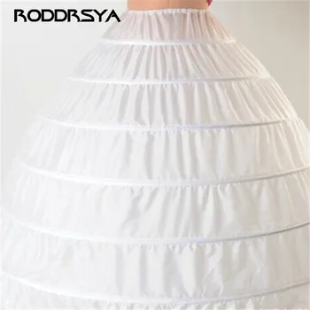 6 Hoop Poroko Petticoat Underskirt za Žogo Obleke Poročni Obleki 110 cm, Premer spodnje Perilo Crinoline Poročni Dodatki