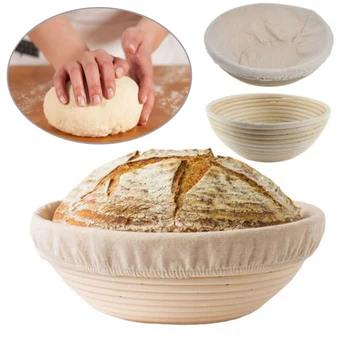 6 Velikosti Rattan Kruh Košare Nov Dom, Organizator Protja Kruh Preverjanje Oblog Shranjevanje Živil V Košarico