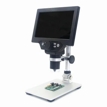7 palčni G1200 1200X Digitalni Mcroscope Elektronske Video Mikroskopom LCD-Zaslon 12MP Spajkanje Telefon Popravila Lupo Vgrajeno Baterijo
