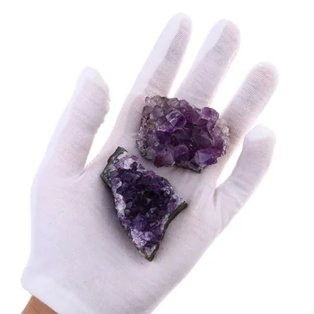 70 g DIY Nakit Surovin Kamen Približno 4 cm Naravnih Ametist Grozda, Vijolični Kristal, Kamen Doma Dekor Ornament
