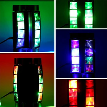 80W RGBW 8x Gibljive Glave Luči LED Svetlobni DMX 512 Pajek Razsvetljavo Laserski Projektor Luči Bar, Disco DJ nočni klub Stranka Luči