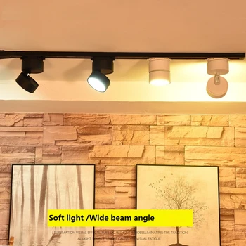 85-265Vac 3W/7W/12W/18W LED površine vgrajena stropna/track lučka ,Zložljivi in 360 stopinj vrtljiv mehko svetlobo navzdol lučka