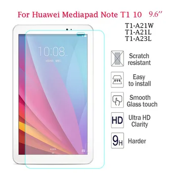 9H Kaljeno Steklo Za Huawei MediaPad T1 10 T1-A21W Screen Protector Za Huawei T1 9.6 T1-A21L T1-A23L Čast Opomba tablete Stekla