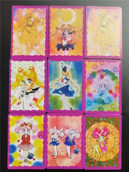 9pcs/set Sailor Moon Pasteable Seksi Lepoto Hobi Zbirateljstvo Igre Zbiranje Anime Kartice Omejitev Seksi Dekle Brezplačna Dostava