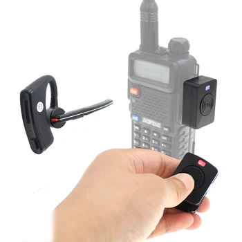 AC-Bherdt Brezžična Bluetooth Slušalka za Prostoročno PPT slušalke slušalke za Baofeng UV-82 UV-5R Two-Way Radio