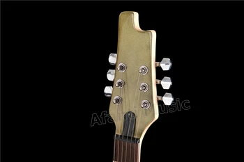 Afanti Music factory / Mahagoni Telo, Javorjev vrat/ Električna kitara z Rdečo LED luči (AQX-126)