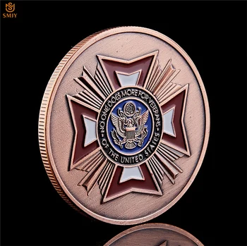Ameriški Ponosni Oboroženih Sil, ki Služijo Na Svetu Iz ZDA Brezplačno Orel Kovinski Baker Izziv Zbirateljskih Kovancev (Vrednost