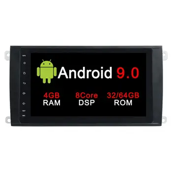 Android 9.0 Multimedijski predvajalnik za Benz C-Razred W203 2004-2007 Radio Vodja Enote Brez DVD Predvajalnik radio trak GPS Navigacija Avtomobilski predvajalnik