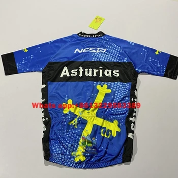 Asturije Kratek rokav Obleke poletne majice 2020 Kolesarska jakna mtb športna oblačila Mens Kolesarski Dres komplet kolesarske hlače gel blazinico