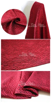 Barva reliefni žakarske tkanine, visoko - kakovostni razred obleko, krilo plašč plašč barvana modne tkanine mozaik žakarske tkanine krpo