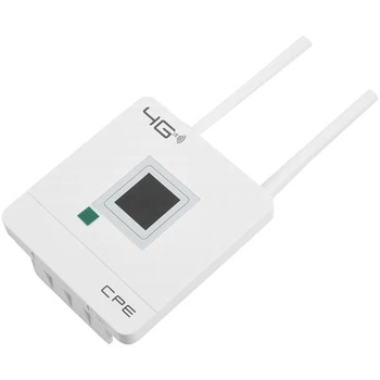 Brezžični CPE 4G Wifi Usmerjevalnik Prenosni Prehod FDD TDD LTE UMTS GSM Zunanje Antene SIM Reža za Kartico WAN/LAN Port EU Plug