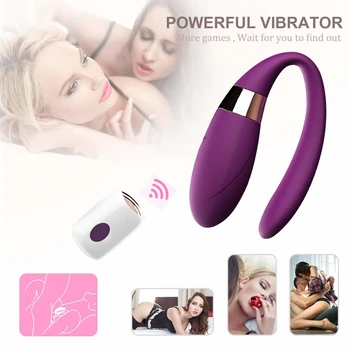 Brezžični Vibrator Odraslih Izdelek Za Pare, USB Polnilne Dildo G-Spot U Silikonska Stimulator Vibratorji Sex Igrača Za Ženske