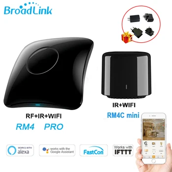 Broadlink RM4 Pro/Rm4C Mini WiFi IR 433mhz/315mhz RF Univerzalni Daljinski upravljalnik Deluje Z Alexa googlova Domača stran Smart Home Automation