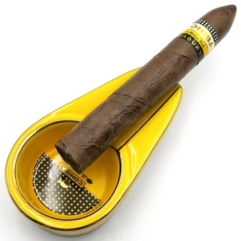 COHIBA Travel Mini 1 Imetnika Kajenje Orodje Keramični Pepelnik Antislip Žep Cigar, Cigaret Za Avto in Pisarniške & Domov Pepelnik