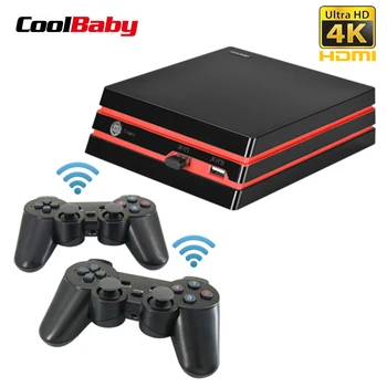 Coolbaby video igra konzola 4K HDMI Izhod Retro 600 Klasičnih iger 64 Bit 2.4 G dvojni Brezžični Gamepad Konzole Božično Darilo