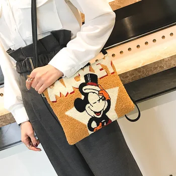 Disney New Mickey Mouse Lady Risanka Torbici Sklopka Torba Messenger Bag Torbica
