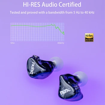 DUNU DM480 8 mm Titan Dinamične Voznike in-ear Slušalke IEM 3D Tiskanih Lupini z 2-Pin/0.78 mm Snemljiv Kabel