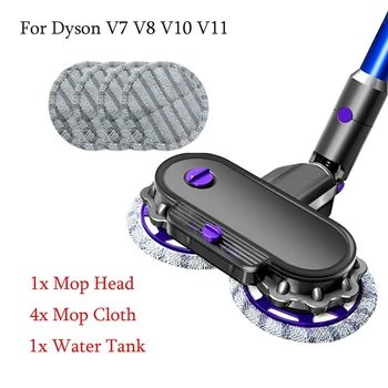 Električni Čiščenje Mop Glavo Za Dyson V7 V8 V10 V11 sesalnik Deli Mop Glavo Mokro In Suho s posodo za Vodo