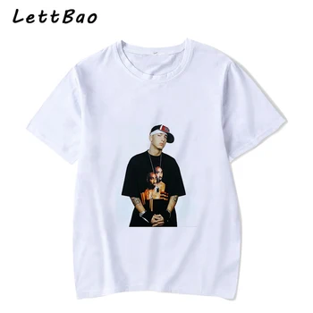 Eminem Tshirt Moški Unisex Bela, Bombaž Majica Hiphop zabavne Majice Punk Stil Vrhovi Camisa Masculina Hip Hop Rock T-shirt