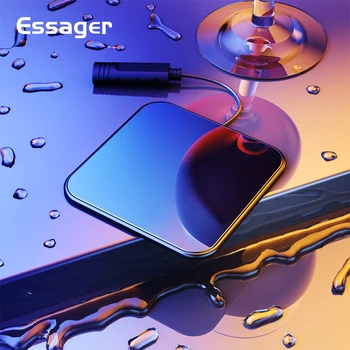 Essager 10W Qi Brezžični Polnilnik Za iPhone 11 Pro Xs Max XR X Samsung S9 S10 S20 Xiaomi Huawei Stekla Hitro Brezžično Polnjenje Pad
