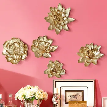 Evropski Smolo Ustvarjalne cvet zidana stenske dekoracije stereo TV ozadju stene mehko dekoracijo obrti homedecoration accessoris