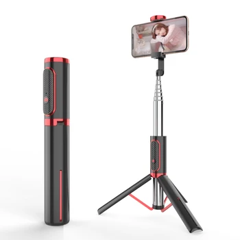 Finow Aliminum Polnilna Sprožilec Daljinski Brezžični Bluetooth Selfie Stick Mini Stojalo Ročni Monopod za iPhone Huwei