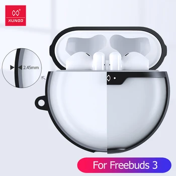 Funda Par Za Huawei Freebuds 3 / Pro чехол XUNDD Blazin Shockproof Pregleden Slušalke Pokrov z Carabiner