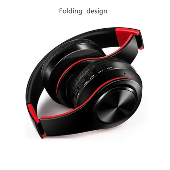 HI-fi Stereo Slušalke Bluetooth Slušalke Glasbo, Slušalke FM in Podpora SD Kartice z Mic za Mobilne Xiaomi Iphone Sumsamg Tablet