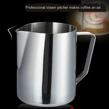 Iz nerjavečega Jekla za penjenje Mleka Jug Espresso Kave Vrč Barista Obrti Kava Latte Penjenje Mleka Jug Vrč 350 550 900 ml