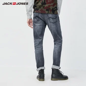 JackJones Moške italijanski Uvoženih Stretch Tkanina Letnik Redno fit Casual Kavbojke| 220132521