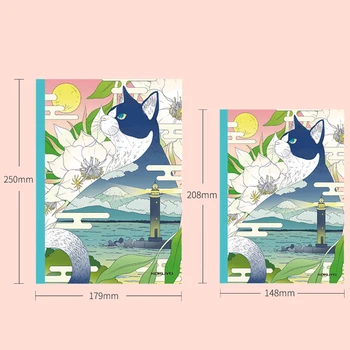 Japonska KOKUYO Ilustrator Zvezek 2020 Novo Brezžično Zavezujoča Knjiga Nastavite A5/B5 Preproste Zasnove, Knjige, Ilustracija, Design Book