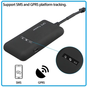 Je majhna in lahka GT02A GPS Tracker Avto GSM GPRS Lokator Platformo Skladbo Zemljevid Lokacije