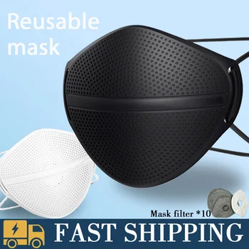 Kanshouzhe masko Hitra Dostava Obraz Maska za dihanje Delcev Usta Respirator Anti PM2.5 Varnost Masko Za Prah 5