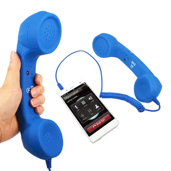 Kebidumei 3,5 mm, Retro Telefonsko Slušalko Sevanja,-dokazilo nastavljiv zvonjenja mobilnega Telefona Mikrofon Sprejemnik Earphon za iPhone