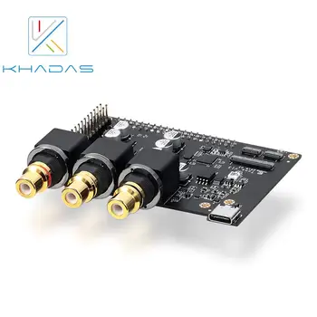 Khadas Ton Odbor Hi-Res Avdio USB DAC z Čip 32-bit ES9038Q2M XMOS XU208 Android/Linux, Windows/ Mac/Raspberry pi 3+/4