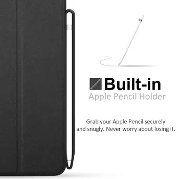 KHOMO Dvojno iPad 10.2 primeru svinčnik imetnik-temno siva