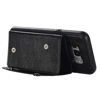 Kisscase Retro PU Usnjena torbica Za Samsung Galaxy Lite S8 S9 Plus S6 S7 rob Opomba 9 Flip Denarnice za Kartico sim Stojalo Zadnji Pokrovček