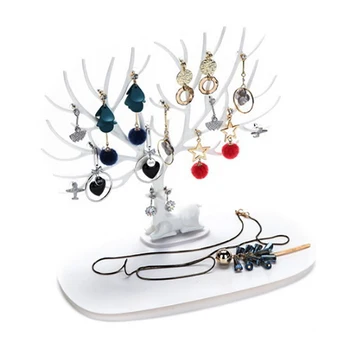 Kitajski slog ustvarjalne ogrlica nakit shranjevanje rack antler treelike uhani obešalnik zapestnica zbirka zaslon stojalo stojalo umetnosti