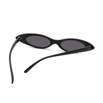 KUJUNY Ženske Mala sončna Očala Novo blagovno Znamko Oblikovalec Ženski Retro Cateyes Eyewears Ovalni Okvir Očala UV400 sončna Očala