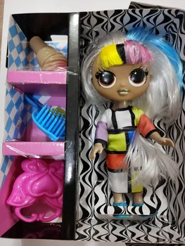 L. O. L. PRESENEČENJE! LOL lutke Presenečenje igrače O. M. G. Disco Dollie Moda Lutka Lepe Lase Lutka Generacije Sestra Dekleta Igrače