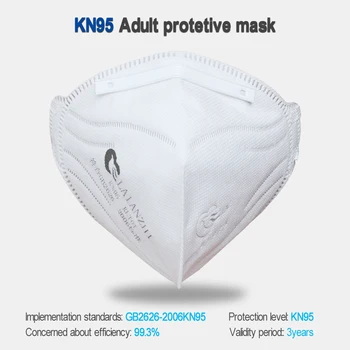 LAIANZHI kn95 masko ce ffp2 pm2.5 zaščitne maske, maske za enkratno uporabo škodljivih 99% higieno masko filter Pokrivala usta masko