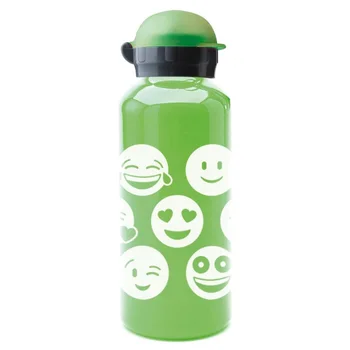LAKEN Botella Agua Niños Aluminio Botella reutilizable 0,45 L 450 ml Con tapón Fácil de usar Botella de agua par niños