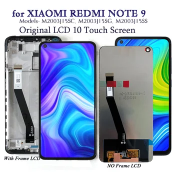Lcd Zaslon Za Xiaomi Redmi Opomba 9 LCD-Zaslon 10 Zaslonu na Dotik Zamenjava Za Redmi 10X Zaslon Preizkušen Telefon Lcd Skupščine