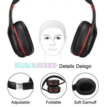 LED Osvetlitev Športnih Brezžične Slušalke bluetooth 4.1 Slušalke Predvajalnik Glasbe, Gaming Slušalke Z Mikrofonom za PC Mobilne naprave za prostoročno telefoniranje,