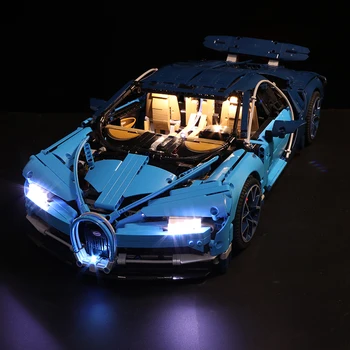 Led Svetloba Nastavite Združljiv Za Lego 42083 20086 Bugatti Chiron tehnika dirkalni Avto Gradnike, Igrače, Darila(samo svetloba+polje Baterije)