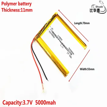 Liter energijo baterije Dobro Qulity 3,7 V,5000mAH 115570 Polimer litij-ionska / Litij-ionska baterija za tablični računalnik BANKE,GPS,mp3,mp4