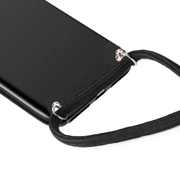 Luksuzni Vrvica za opaljivanje tega Silikonski Primeru Telefon za Xiaomi Redmi 3 Pro 3X 3 5 Plus Opomba 5A Pro 1 Y1 Lite 2 Prime Ogrlica Vrv Kritje Coque
