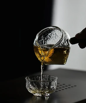 LUWU oreh-oblikovane steklene čajne skodelice stekleni pokal dodatki