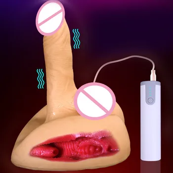 Mini Sex Lutke Električna Stimulacija z vibriranjem Dildo Realističen Penis Velik Dildo z Analno Odprtino Sex Igrače za Ženske in Gay D4-21